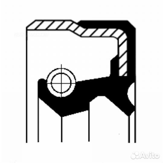 Corteco 01029717B Сальник АКПП