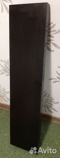 Полка навесная lack черная IKEA