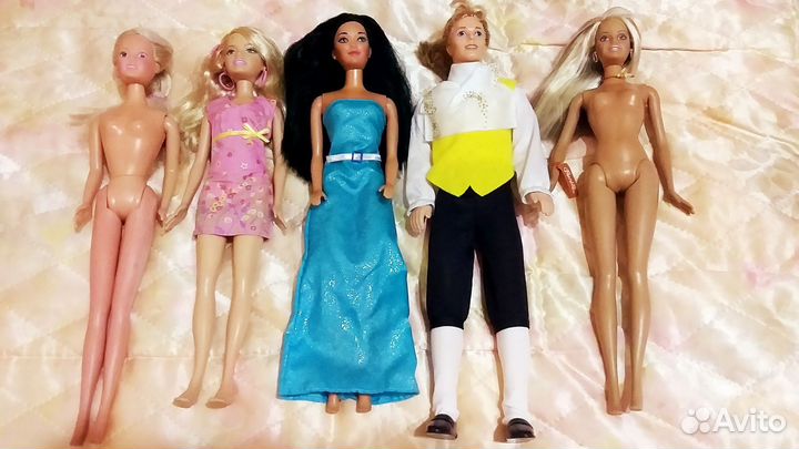 Куклы Barbie, Ken, Steffi, Kira, California Girl