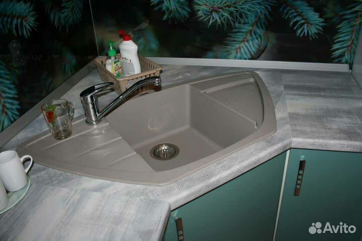 Новая мраморная Кухонная мойка