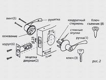 Набор для монтажа дверей универсальный до 80 кг