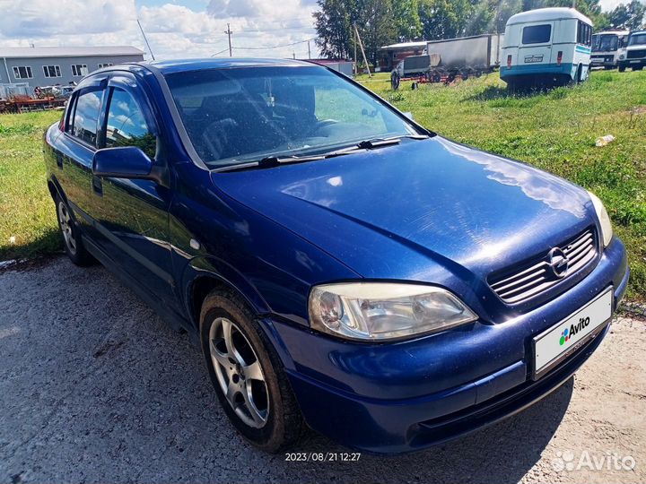 Opel Astra 1.6 МТ, 2003, 266 000 км