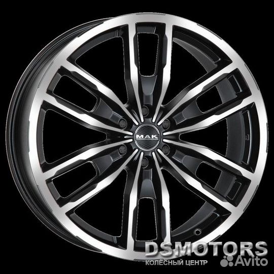 Диски Peak 7.5/17 6x130 ET55 d84.1 black mirror