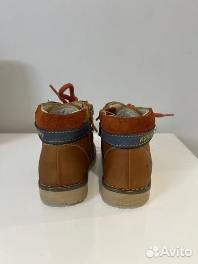 Ботинки детские, нубук, 21 р