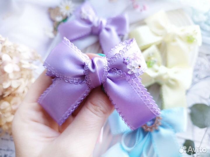 Бантики для девочек ручной работы