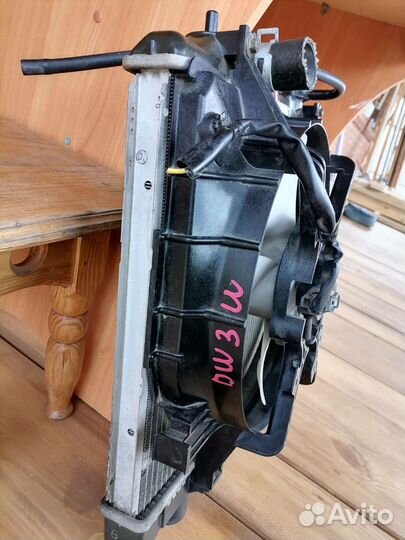 Радиатор в сборе основной mazda Demio DW3W, мкп