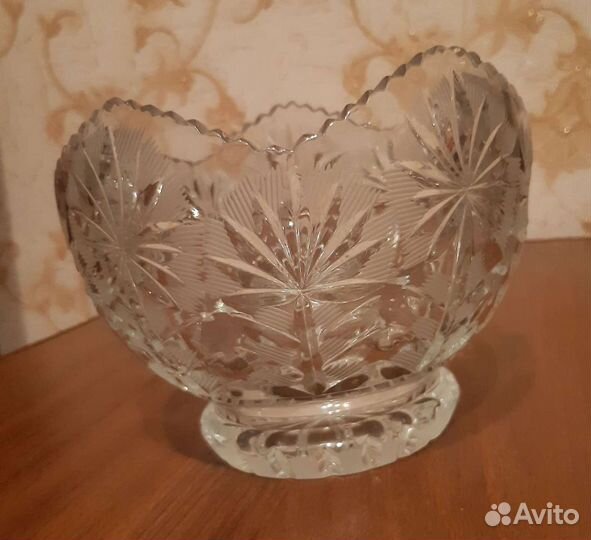 Хрустальная конфетница СССР