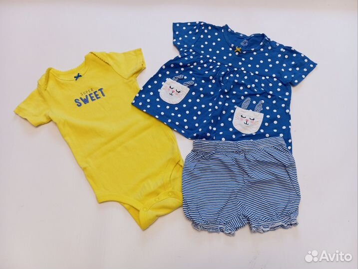 Летний комплект carters 18мес. 86