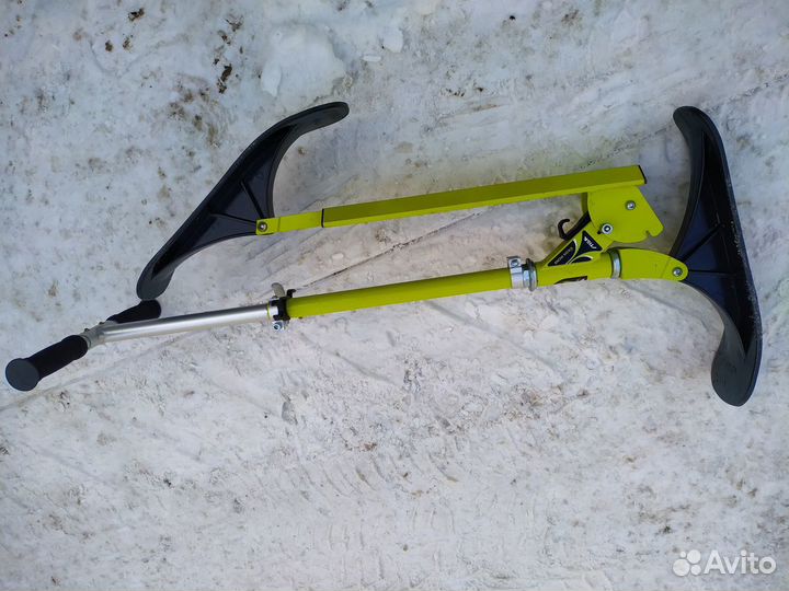 Самокат-снегокат детский