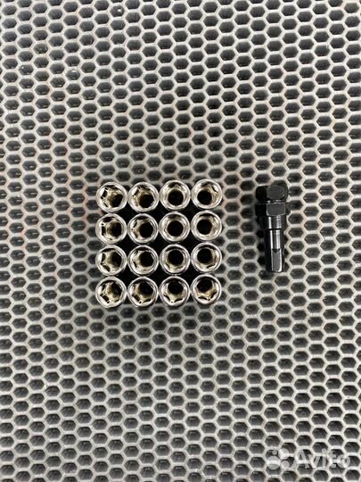 Гайки Колесные TopFit хром М12х1,25 16 шт