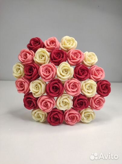 Розы из Бельгийского Шоколада - 29 шт в Букете