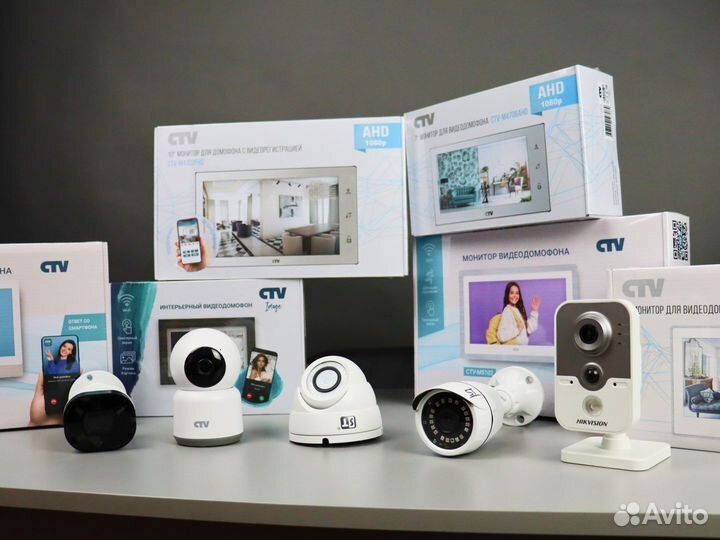 Уcтaнoвкa видеoнaблюдения видeoдомофонов