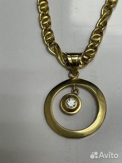 Золотая подвеска желтое золото 585