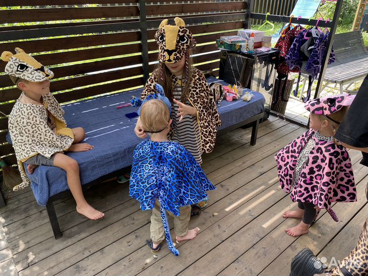 Костюм/накидка Леопард детская one size