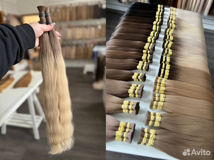 Волосы для наращивания, премиум, широкий выбор