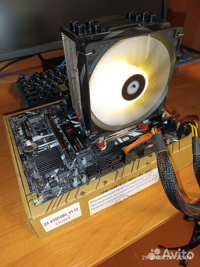 X99d4m4 + e52680v4 + 16gb(3200) + ssd m2 + башня