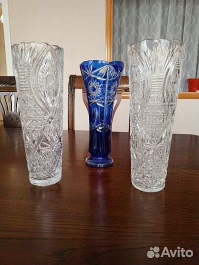 Хрустальная ваза