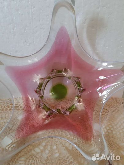 Ваза цветное стекло