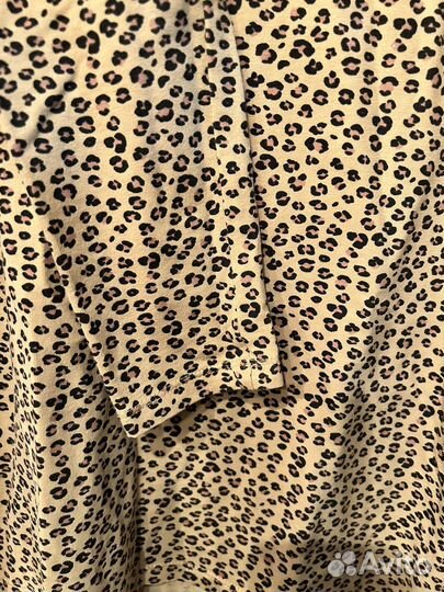 Кофточка леопардовая на девочку 140-146