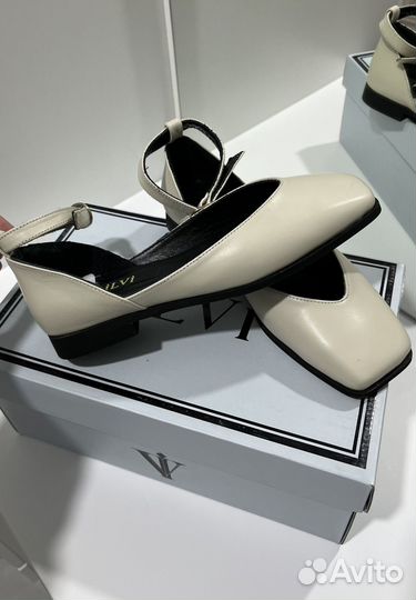 Балетки натуральная кожа 35 размер