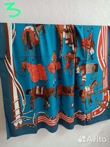 Яркий платок 140х140, новый