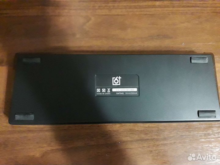 Клавиатура игровая механическая gk61 gateron Black