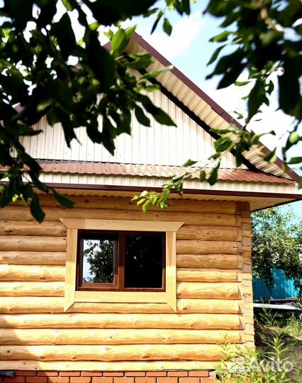Баня 3.5х6 из бревна