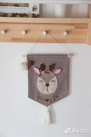 Декор на стену для детской в сканди стиле