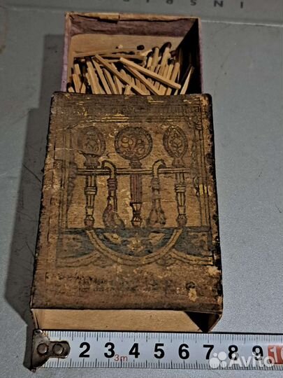 Спички СССР в деревянном коробке