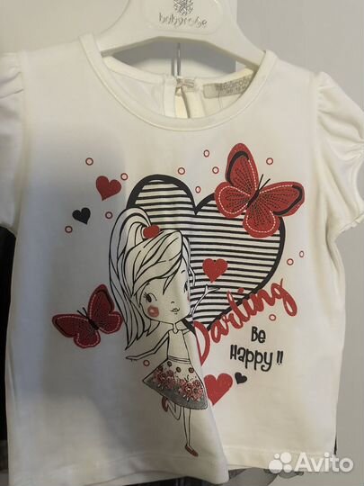 Детский костюм 80см для девочки, новый