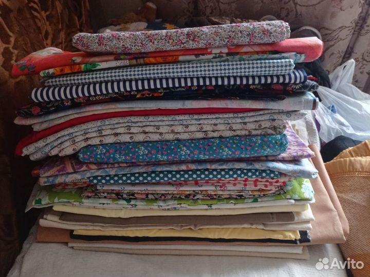 Отрез ткани хлопок СССР
