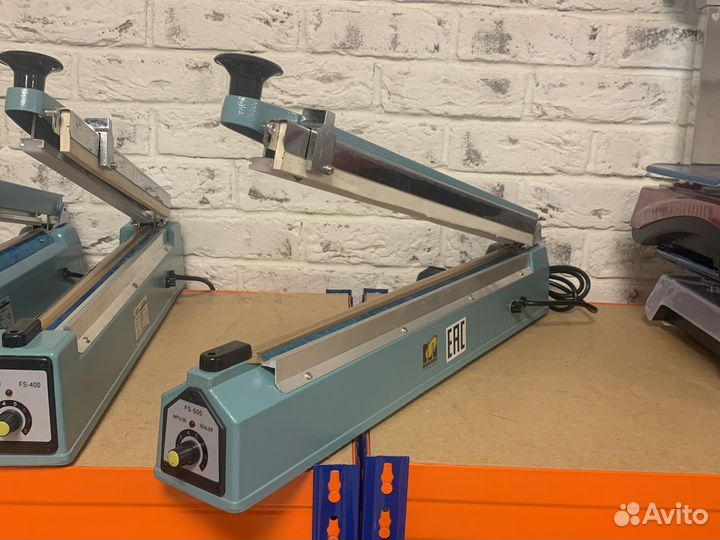 Запайщик пакетов 500 с ножом металлический