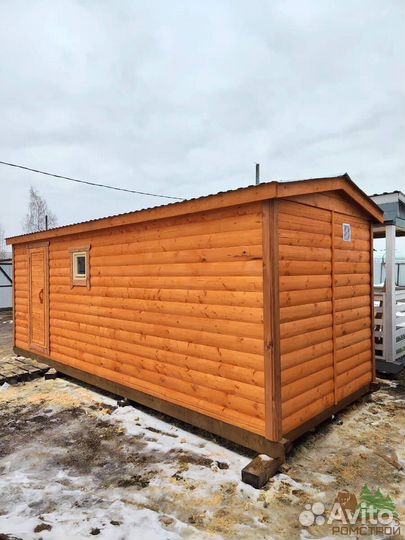 Баня из бруса 6x2.3м Бояна