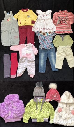 Вещи пакетом на девочку от 6-12мес