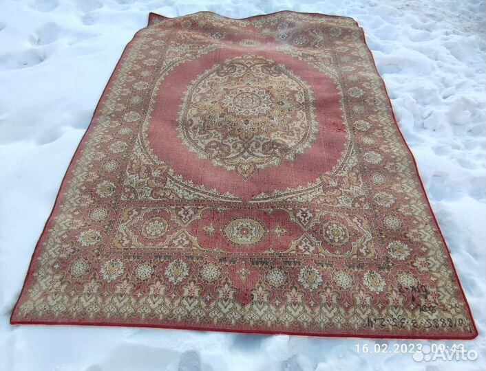 Ковер шерсть с синтетикой СССР