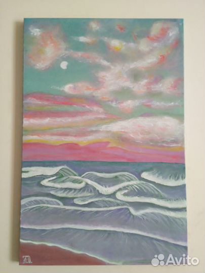 Картина маслом, холст на подрамнике