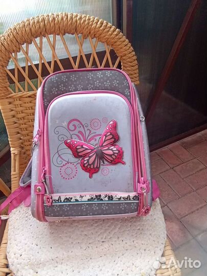 Рюкзак школьный для девочки бу