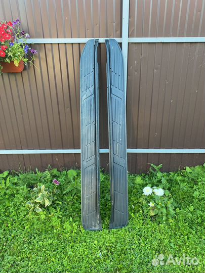 Накладки порога prado 150