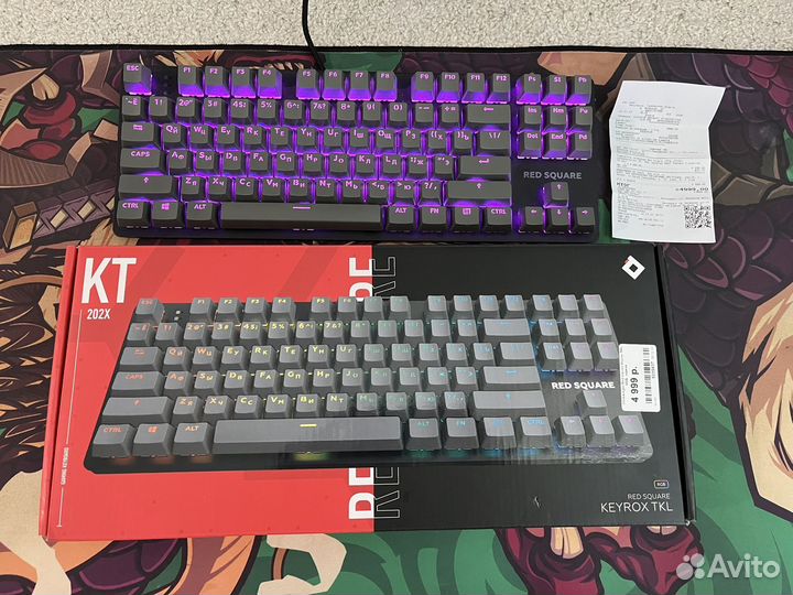 Клавиатура Red Square Keyrox TKL + коврик XxL