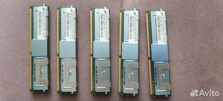 Серверная озу DDR2 гб MT18HTF25672FDY-80EE1D4