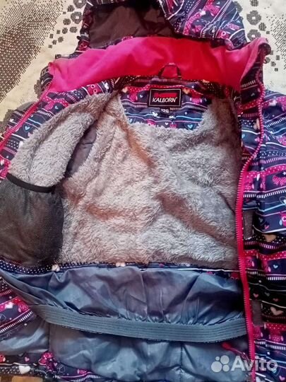 Зимний комбинезон, для девочки, рост 128
