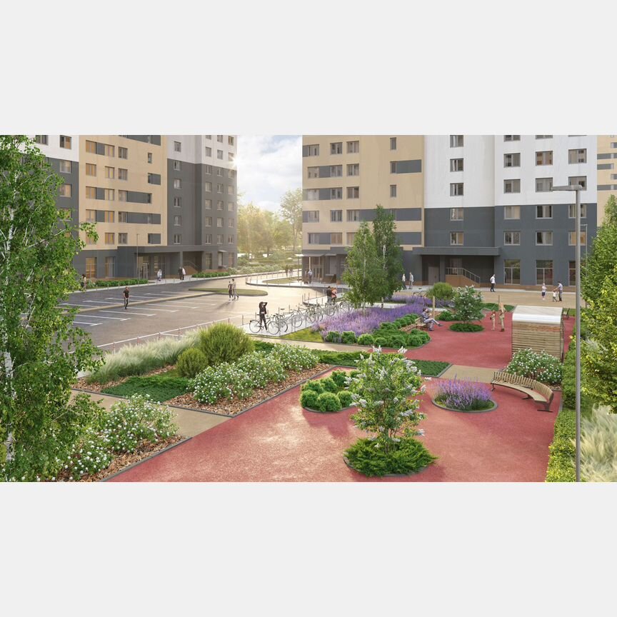 2-к. квартира, 54,1 м², 5/21 эт.