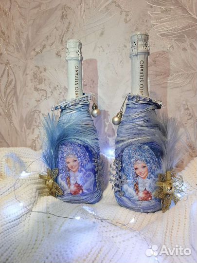 Декупаж бутылок