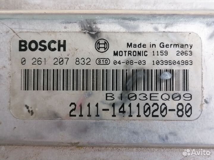 Блок управления двигателем bosch для ваз 2114