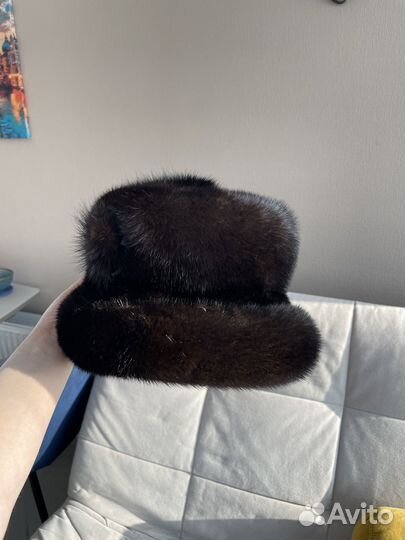 Шапка норковая,меха лисы и песца