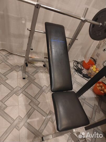 Стойка для штанги и штанга 80 кг