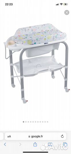 Пеленальный столик с ванночкой