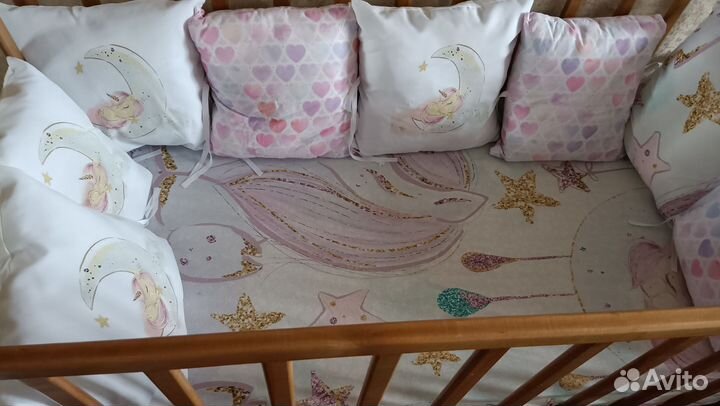 Бортики в детскую кроватку