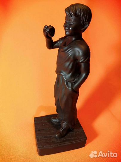 Статуэтка чугун Хулиган Мишка Квакин Касли 1976