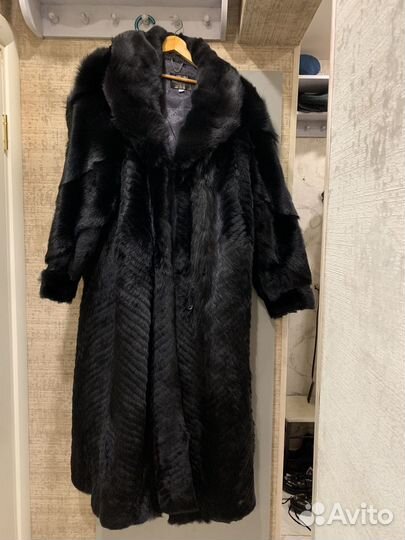 Шуба женская натуральная из волка